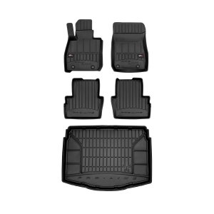 Mazda CX-3 Floor-Trunk Mats - Omac - 3D Premium - Black - 2016-2021